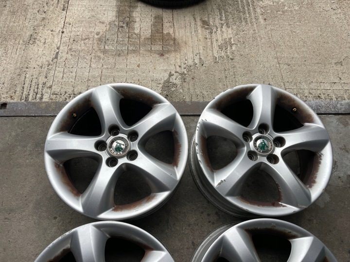 Литой диск Skoda OE 5J0601025A 6.0" x 15" 5x100 ET 43, фото 4