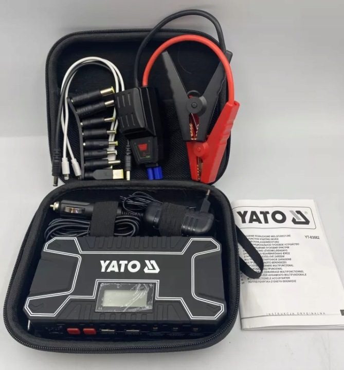 Устройство пусковое Yato 12000 мАч 12 В 500 А, фото 1