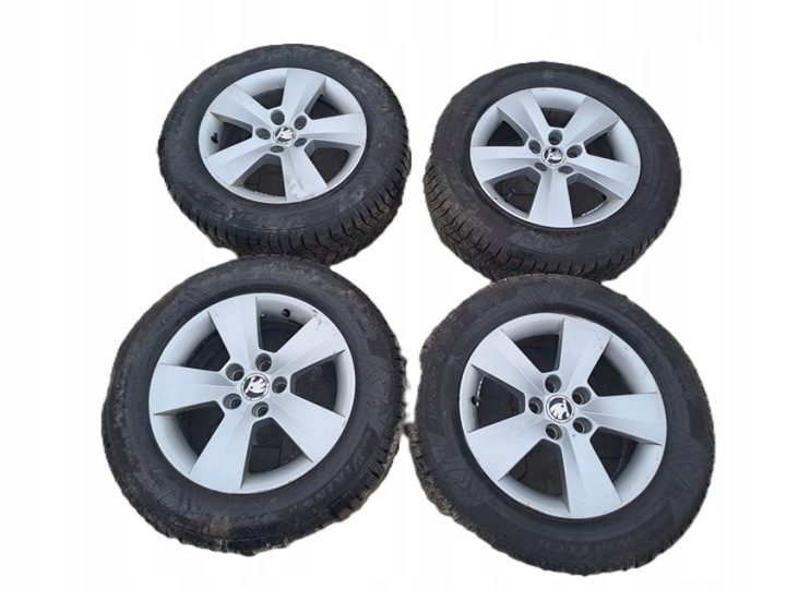 SKODA FABIA III RAPID КОЛЕСА ДИСКИ ЗИМНИЕ ШИНЫ 6 мм 195/65/15R, фото 1
