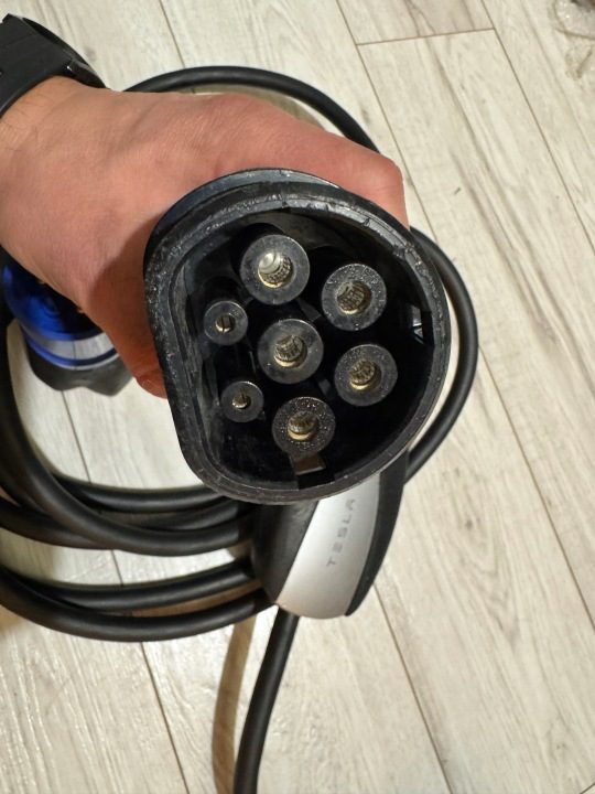 Кабель для зарядки UMC 1 2 Tesla 11 квт 3P 3 фазы комплект Adapterów, фото 3
