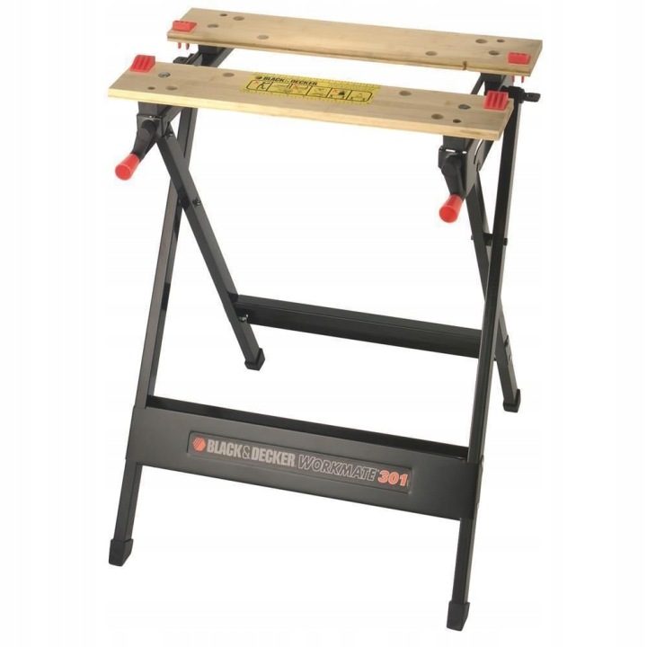 Складной стол слесарный Workmate 160 кг 610x341mm Black&Decker WM301, фото 1