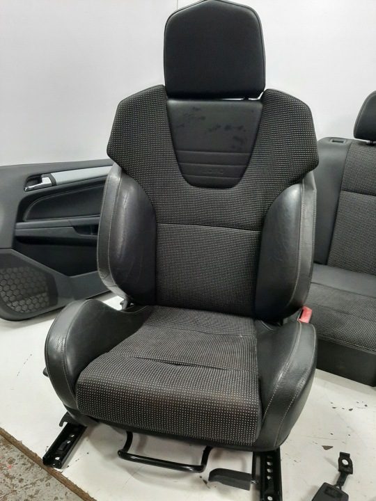 OPEL ASTRA H УНИВЕРСАЛ РЕСТАЙЛИНГ 07 г. СИДЕНЬЯ ДИВАН ОБШИВКИ ОБИВКА КОМПЛ. RECARO OPC, фото 7