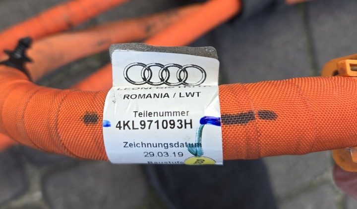 Audi E-Tron 55 трубка Szybkiego зарядки гнездо 4KL971093H, фото 4