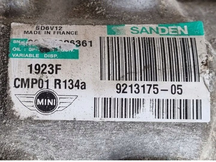 ОРИГИНАЛ КОМПРЕССОР КОНДИЦИОНЕРА MINI R55N R56N R57N R58 R59 R60 R61, фото 6
