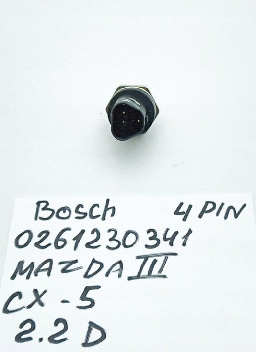 W-wa 0261230341 OE ДАТЧИК ДАВЛЕНИЯ ТОПЛИВА В МОЛДИНГЕ ТОПЛИВНОГО 4 пин, фото 3