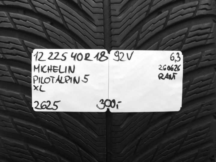Шина зимняя Michelin Pilot Alpin 5 225/40R18 92 В сцепление на снегу (3PMSF), защита диска, усилитель (XL), фото 12