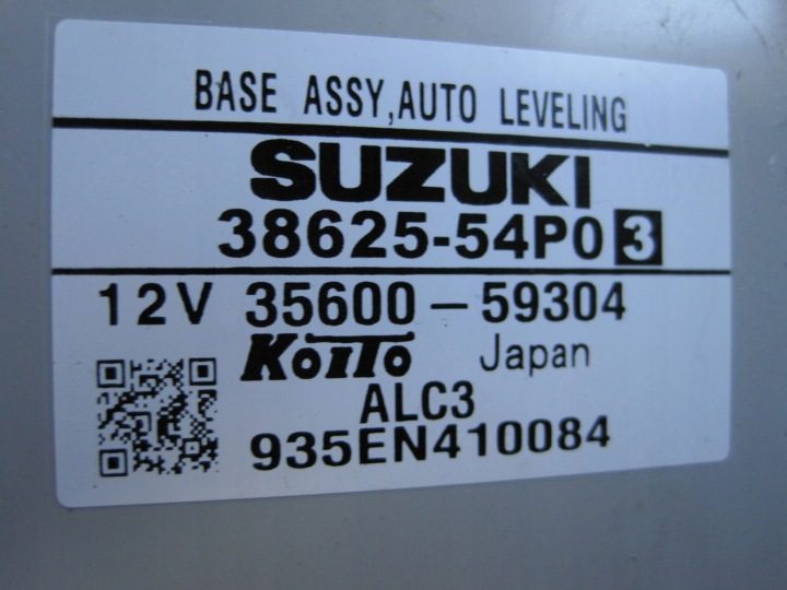 БЛОК УПРАВЛЕНИЯ КОРРЕКТОРА SUZUKI VITARA III 38625-54P03, фото 2