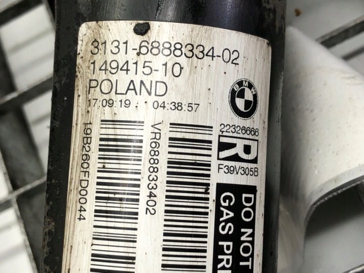 Амортизатор правый передний с пружиной BMW F39 1.5 6888334 Crossover, фото 5