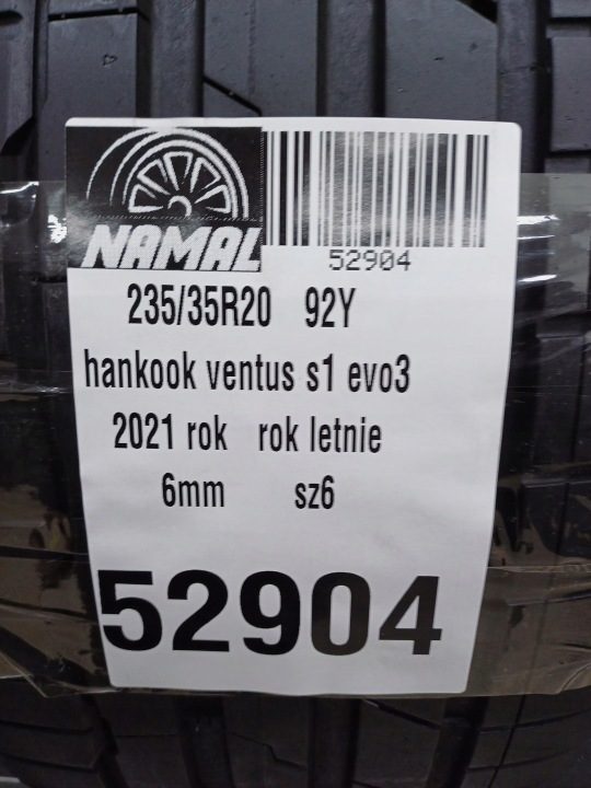 Шина летняя Hankook Ventus S1 evo3 K127 235/35R20 92 Y защита диска, усилитель (XL), фото 9