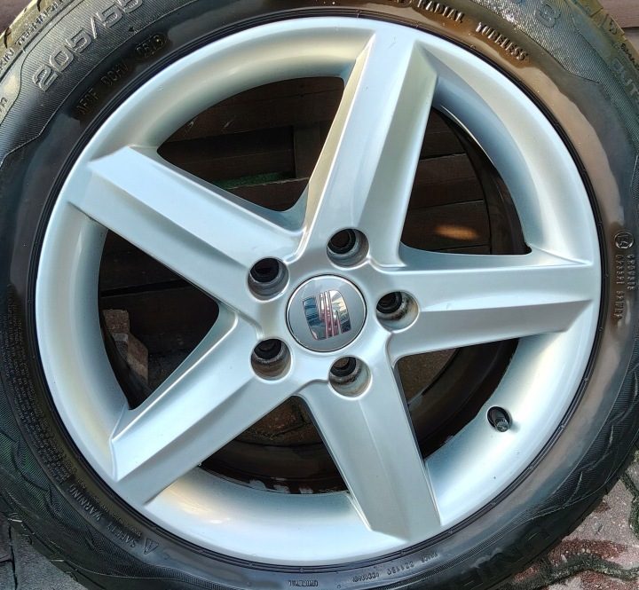 Литые диски 16 5x112 Оригинал Seat Leon Altea Alhambra VW Passat Golf Skoda, фото 5