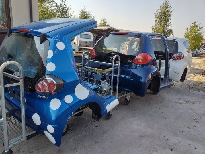 Toyota AYGO I 06 - 13 Citroen C1 Peugeot 107 Полуось левая шарнир 1,0, фото 4