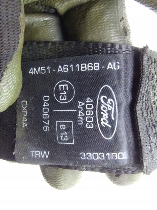 FORD FOCUS MK2 04-11 РЕМЕНЬ БЕЗОПАСНОСТИ ЛЕВЫЙ ЗАДНИЙ 3d ХЭТЧБЕК, фото 3