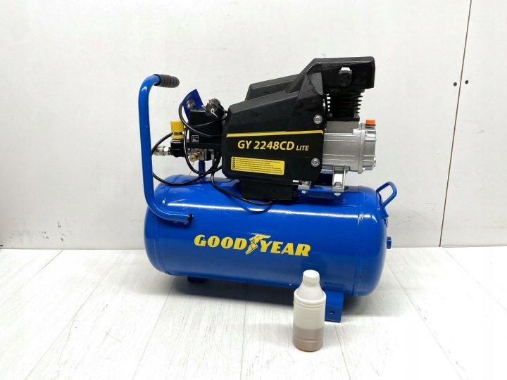 Компрессор Электрический Goodyear GY2248 Lite 24L – 2 Л.С., 230 В 8 бар, фото 10