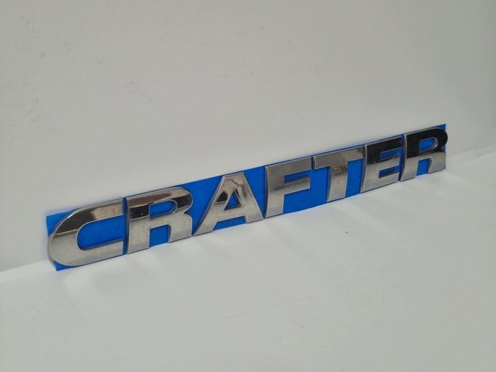VW CRAFTER I (2E) 06-16 ЭМБЛЕМА НАДПИСЬ ДВЕРИ ЗАДНЯЯ ОРИГИНАЛЬНАЯ, фото 2