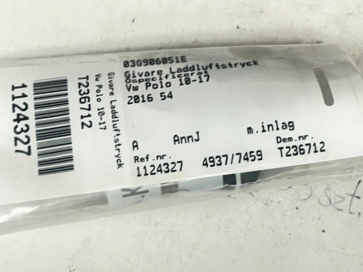 Audi OE 038906051E датчик, давление наддува, фото 3