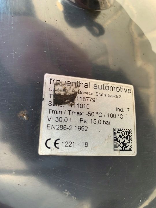 RENAULT T RANGE GAMA РЕСИВЕР БАЛЛОН 30L, фото 4