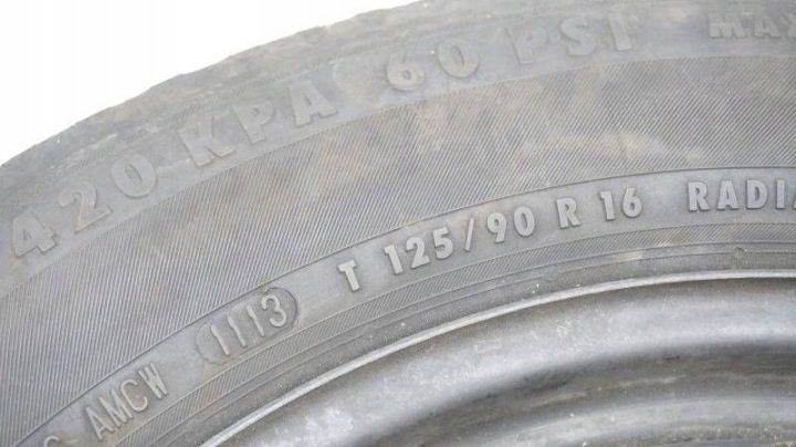 Mercedes C-класс W204 колесо запасное R16 докатка 5x112, фото 5
