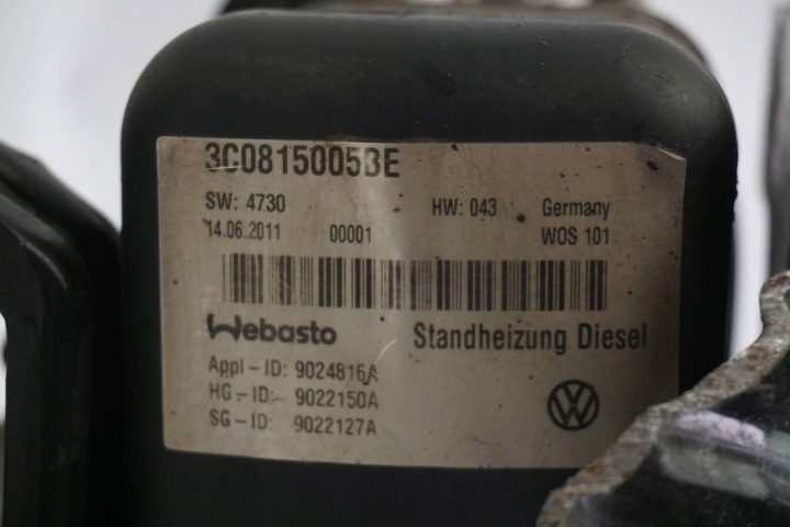 Автономный отопитель Webasto VW Passat B7 3C0815005BE 9022150A, фото 7