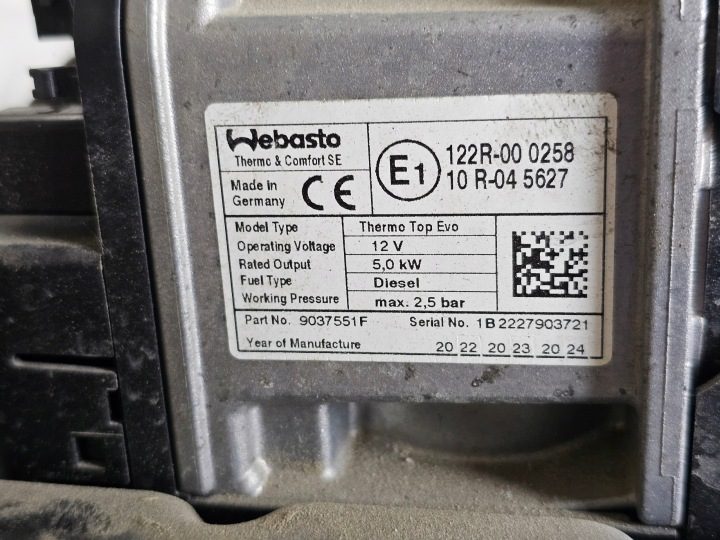 WEBASTO АВТОНОМНЫЙ ОТОПИТЕЛЬ MAN TGE VW CRAFTER 2N0819008C, фото 5