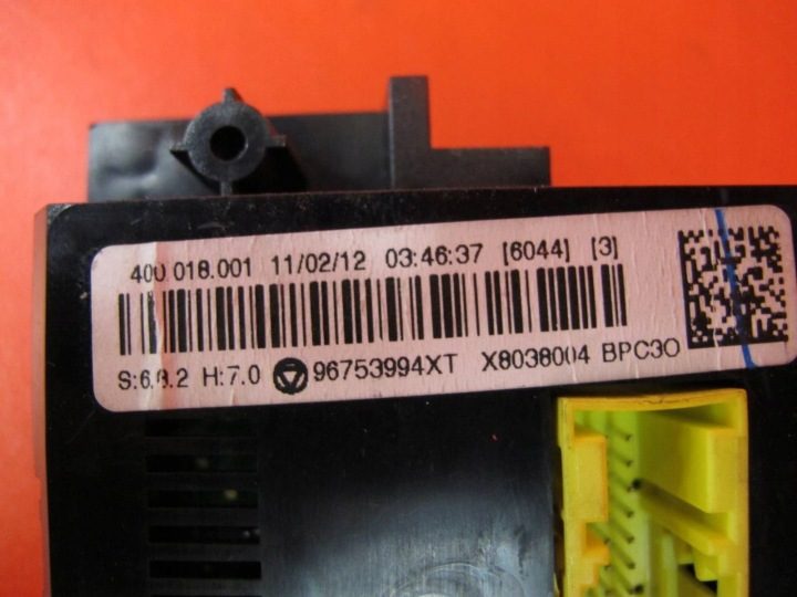 CITROEN C3 II 2 DS3 БЛОК УПРАВЛЕНИЯ ПЕЧКОЙ КОНДИЦИОНЕРА КЛИМАТ-КОНТРОЛЬ 96753994XT, фото 3