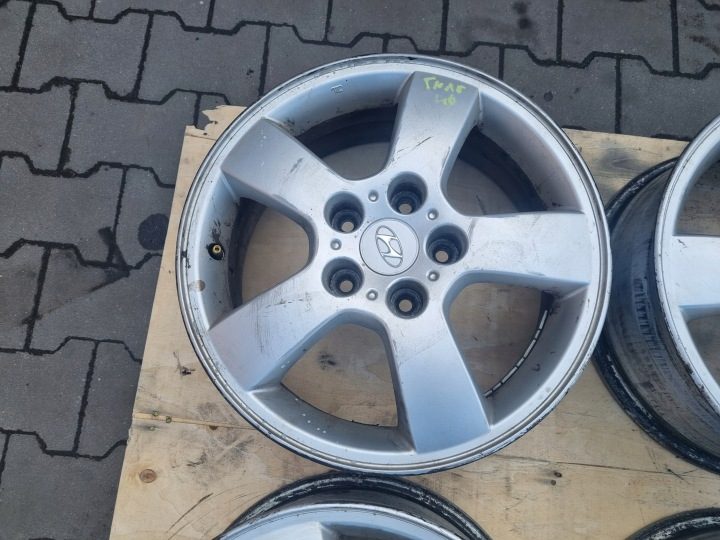 4× Литой диск Hyundai OE 6.5" x 16" 5x114.3 ET 46, фото 4