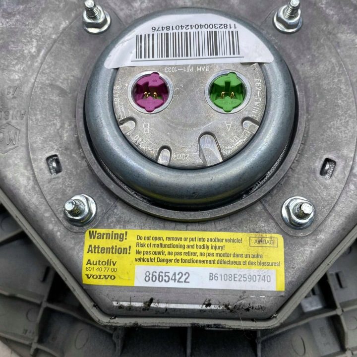 Airbag водителя VOLVO XC90 I 8665422 2.9L бензин 200 кВт 2003, фото 4