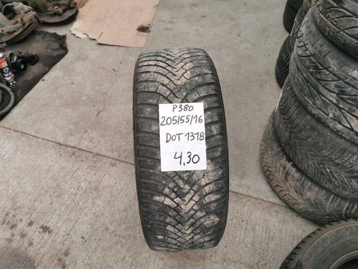 Шина зимняя Falken Eurowinter HS01 205/55R16 91 H сцепление на снегу (3PMSF), фото 1