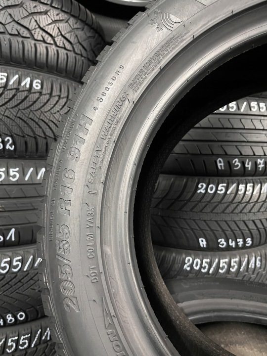 Шина всесезонная Kumho Solus HA31 205/55R16 91 H сцепление на снегу (3PMSF), фото 7