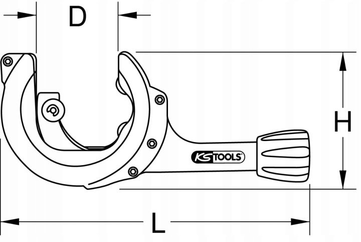 Grzechotkowy obcinak для труб KS Tools 104.5060 12-35 мм, фото 7