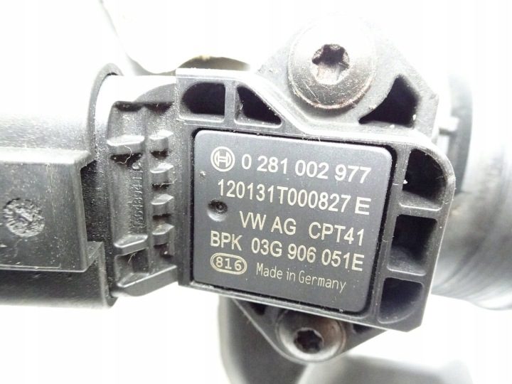 Труба интеркулера VW Golf VI Seat Skoda Audi 1.6 TDI, фото 5