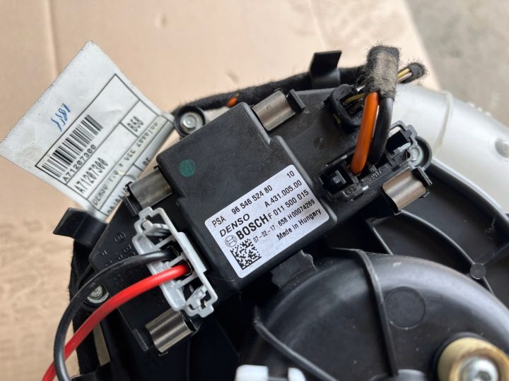 ОТОПИТЕЛЬ ВЕНТИЛЯТОР CITROEN C4 PICASSO 2006-2010 1.6 HDI 9654652480, фото 5