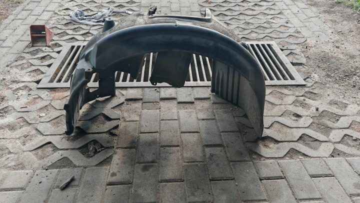 ПОДКРЫЛОК ЛЕВЫЙ ПЕРЕДНИЙ BMW 5 E60 E61 РЕСТАЙЛИНГ ОРИГИНАЛ 7033749, фото 1