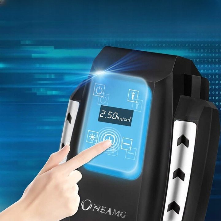 ONEAMG Компрессор 12V 150 PSI Z Ekranem Dotykowym И Oświetleniem LED, фото 6
