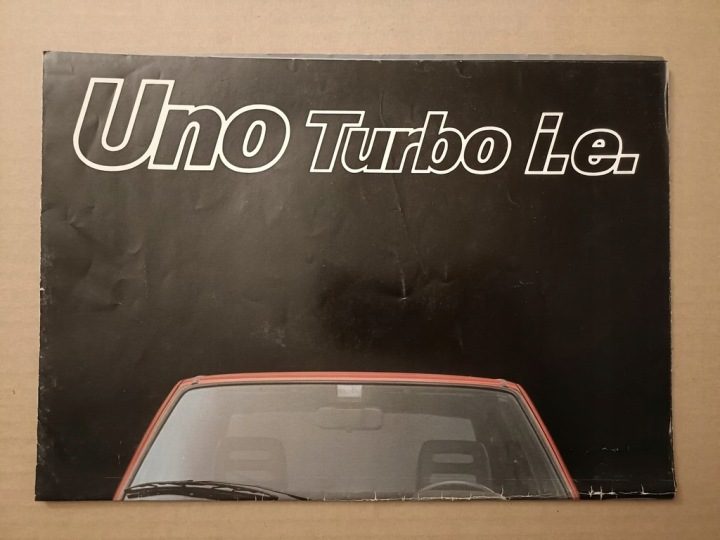 Проспект - FIAT UNO ТУРБО I.E. - 1985 г., фото 4