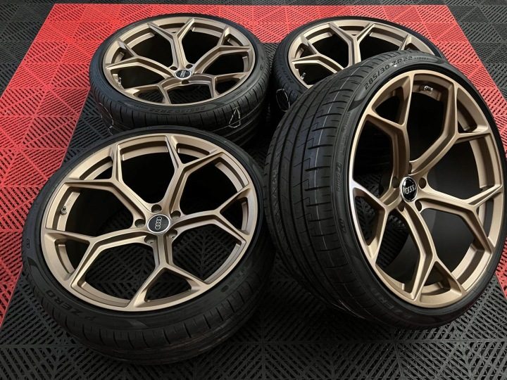 Диски колеса Audi RS6 RS7 C8 22 дюйма лето Audi Sport кованое Performence, фото 9