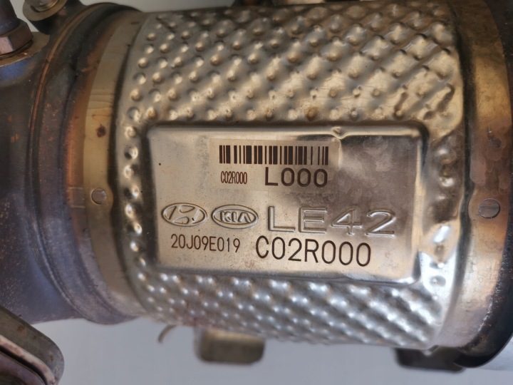 Hyundai Santa FE IV рестайлинг катализатор DPF двигатель 2.2 CRDI D4HE C02R000 LE42, фото 8