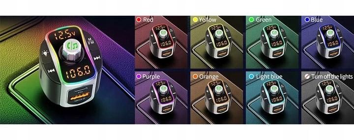 Transmiter FM Bluetooth комплект громкоговорящий FME2, фото 11