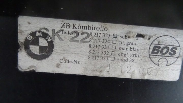 BMW E39 шторка багажника универсал 8217323, фото 9