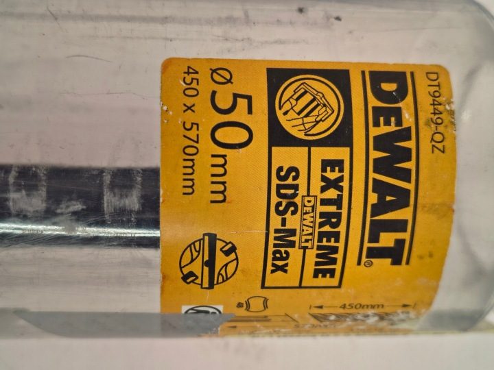 Сверло SDS-Max EXTREME 50.0x570mm DeWalt DT9449, фото 6