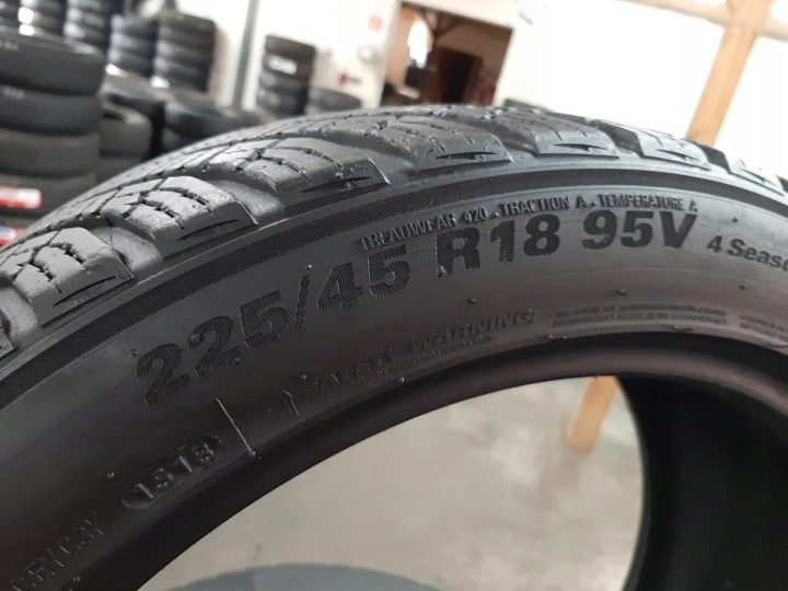 2× Шина всесезонная Kumho Solus HA31 225/45R18 95 В усилитель (XL), фото 9