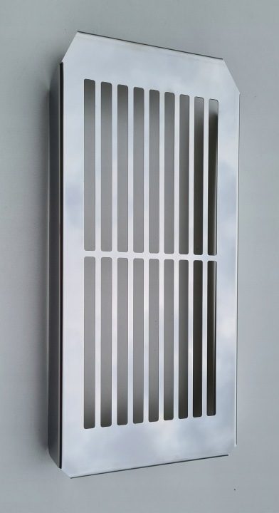 Защита радиатора Honda VT 600 1988-2008r inox, фото 5