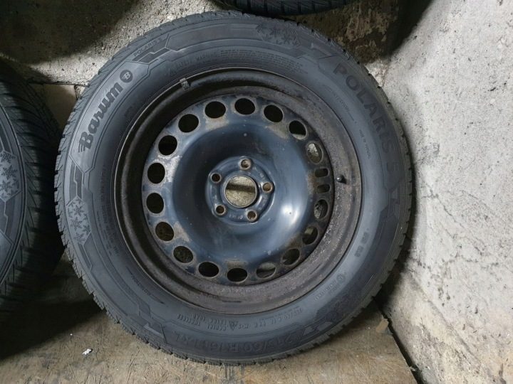 Диски стальные колеса Opel Astra R16 5x105 шины зимние 215/60R16 6 мм, фото 5