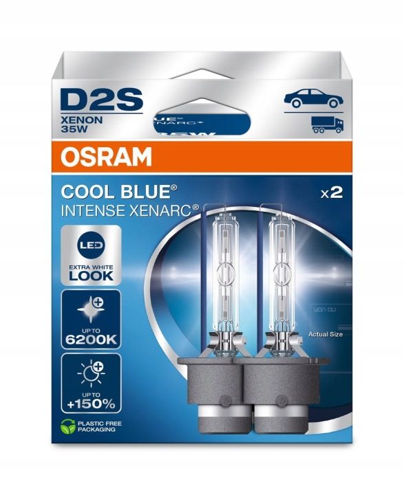 Лампы Osram COOL BLUE Intense D2S 35 Вт 2 шт., фото 1