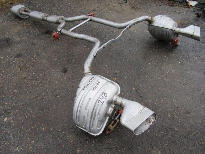 В СБОРЕ ВЫХЛОПНАЯ СИСТЕМА Porsche Panamera 970 3.6 97011118126, фото 16