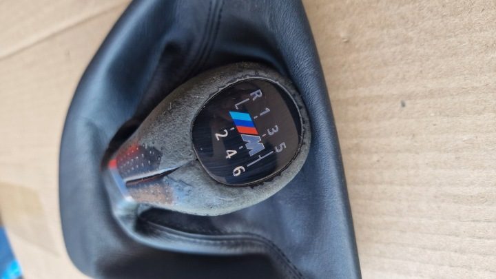 BMW E81 E82 E87 E88 РУЧКА ПЕРЕКЛЮЧЕНИЯ ПЕРЕДАЧ ЧЕХОЛ M-ПАКЕТ 6 ПЕРЕДАЧ 8037304, фото 5
