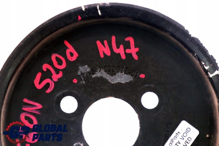 BMW E60 E61 520d N47 Шкив Насоса Гидроусилителя D=125MM 7802622, фото 2
