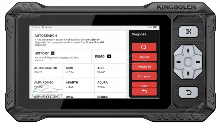 Тестер сканер интерфейс диагностический OBD2 Kingbolen S608 aktualizacje PL, фото 12