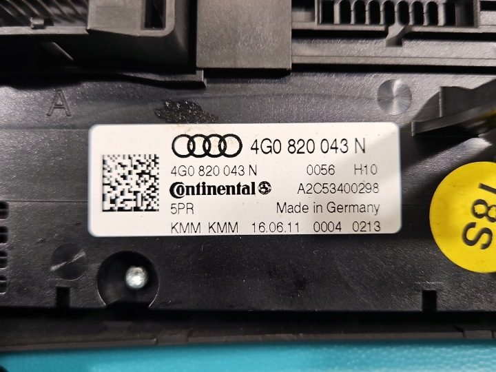 КОНСОЛЬ БЛОК УПРАВЛЕНИЯ ПЕЧКОЙ AUDI A6 C7 4G0820043N A2C53400298, фото 8