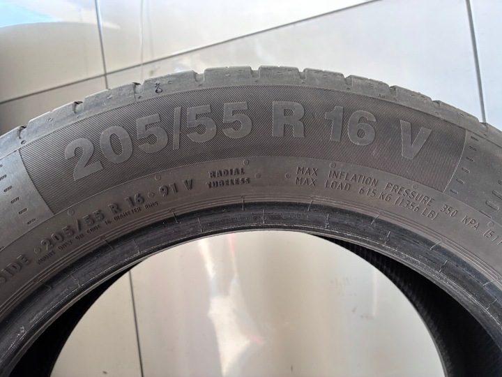 4× Шина летняя Continental ContiEcoContact 5 205/55R16 91 В MO - Mercedes-Benz, фото 2