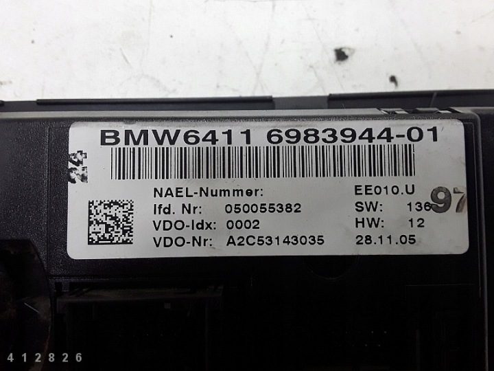 2005 BMW 3 Серия Модуль управления кондиционером 698394401, фото 5